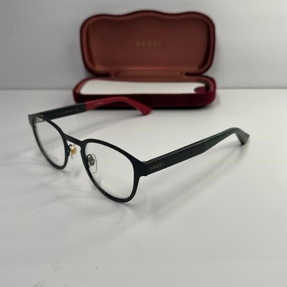 Gucci Black Classic Eyewear Frames - Picture 4 of 11